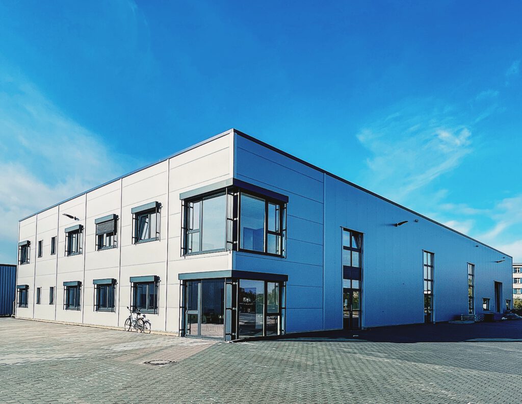 Modern industrial facility built with future-ready infrastructure by MIBS Corp Real Estate Investment Experts.